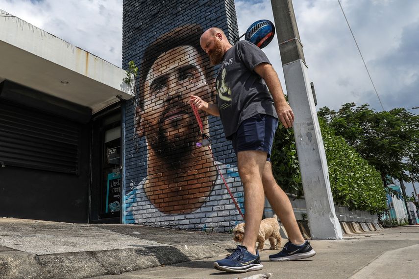 Ya se pueden observar murales de Lionel Messi en las calles de Miami. Ya se pueden observar murales de Lionel Messi en las calles de Miami.