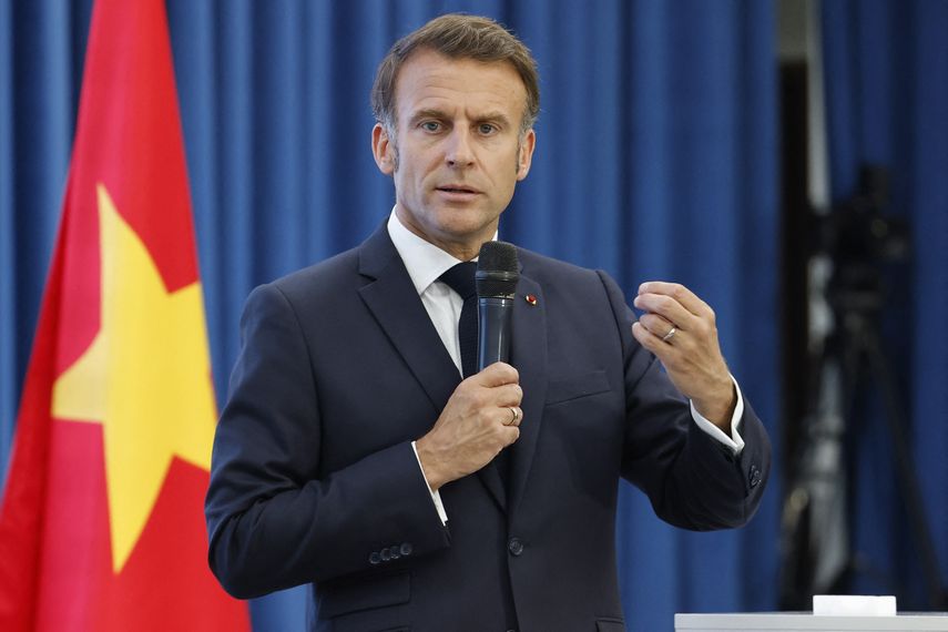 Macron pide cambios en acuerdo UE-Mercosur para firmarlo en 2025