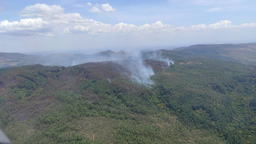 La Yeguada: Incendio fue controlado en su totalidad.