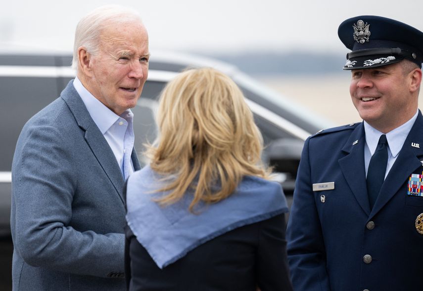 Biden se va a sus últimas vacaciones como mandatario a las Islas Vírgenes