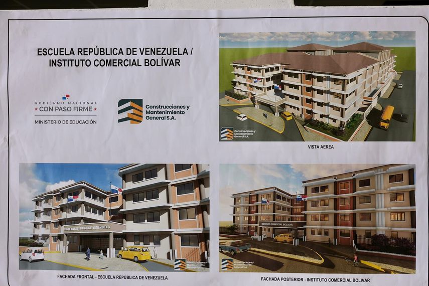 Escuelas República de Venezuela y Comercial Bolívar con avance del 90%