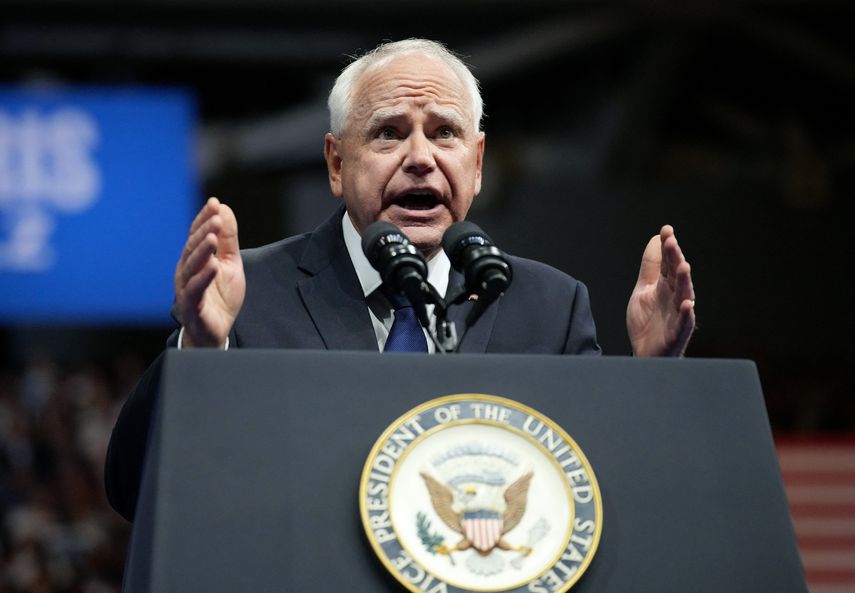 Tim Walz, vicepresidente de Harris, llama "raro" a J.D. Vance y lo reta a debatir. Tim Walz, vicepresidente de Harris, llama "raro" a J.D. Vance y lo reta a debatir.