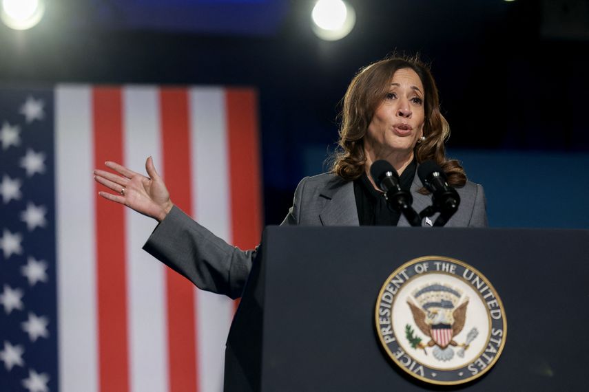 Kamala Harris acusa a Trump de ser el artífice del retroceso del derecho al aborto