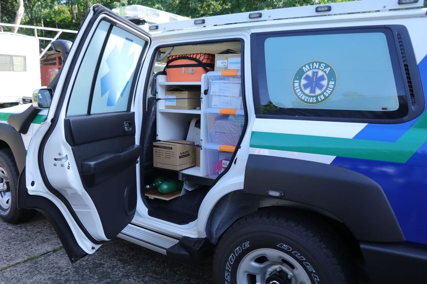 El secretario general del Ministerio de Salud (Minsa), Julio Arosemena, indicó que “este vehículo es de uso de comando médico, el cual llega primero cuando hay una emergencia”. El secretario general del Ministerio de Salud (Minsa), Julio Arosemena, indicó que “este vehículo es de uso de comando médico, el cual llega primero cuando hay una emergencia”.