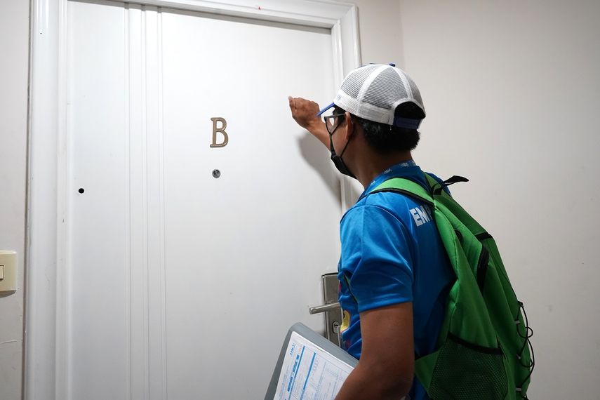 INEC continúa con el empadronamiento en los edificios