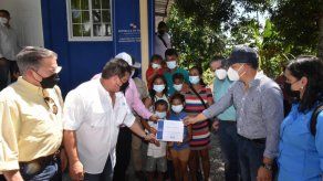 Gobierno entrega 128 viviendas a damnificados de los huracanes Eta e Iota en la provincia de Chiriquí