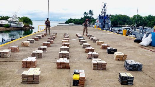 Incautan 1,3 toneladas de droga en una isla de Guna Yala