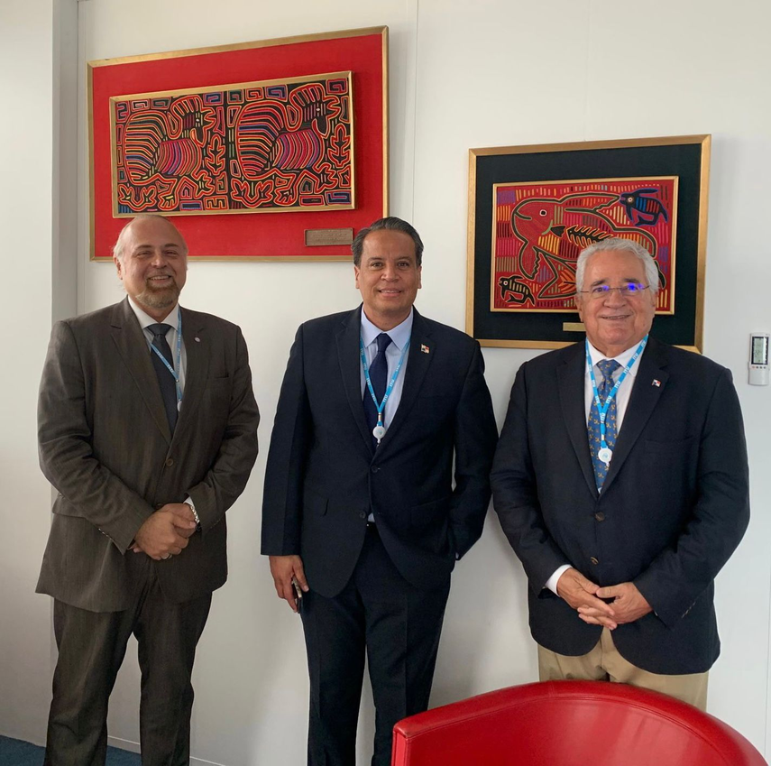 El representante permanente de Panamá ante la Organización de las Naciones Unidas (ONU) en Ginebra, Juan Alberto Castillero, participó en la “Reunión del Consejo de la Unión Internacional de las Telecomunicaciones (UIT)”. El representante permanente de Panamá ante la Organización de las Naciones Unidas (ONU) en Ginebra, Juan Alberto Castillero, participó en la “Reunión del Consejo de la Unión Internacional de las Telecomunicaciones (UIT)”.