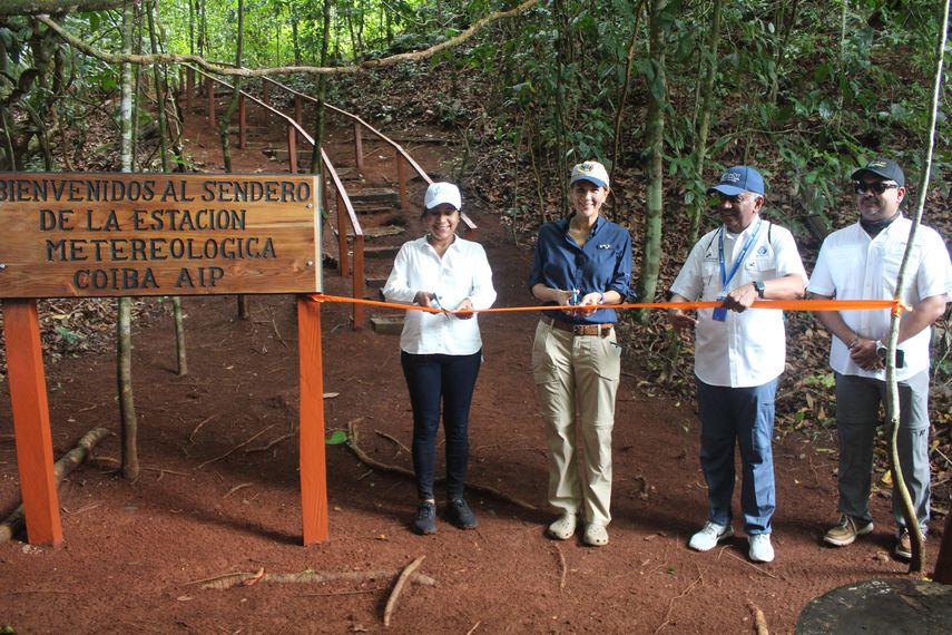 Inauguran primera torre meteorológica en Parque Nacional Coiba
