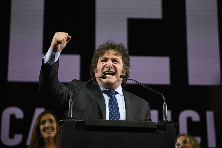 Javier Milei continua su campaña presidencial capitalista Javier Milei continua su campaña presidencial capitalista