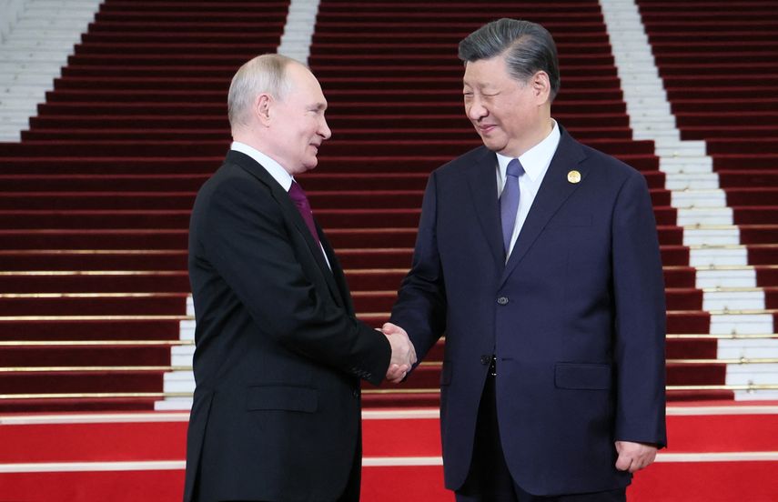Vladimir Putin llega a China para reunirse su amigo Xi