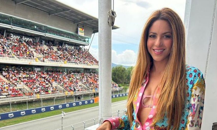 Shakira regresa a Barcelona y asiste a la Fórmula 1