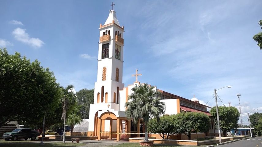 Las autoridades se preparan para recibir a unos 40 mil feligreses que visitarán Alanje tras 2 años de mantener el templo cerrado por la pandemia en Semana Santa.