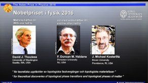 Tres expertos ganan Nobel de Física por labor en topología