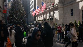 Un récord doble en el Wall Street. AFP