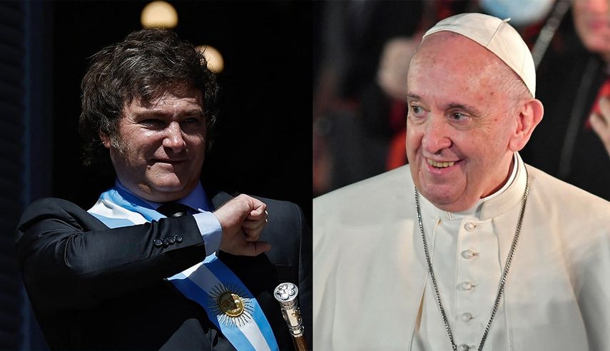 El presidente de Argentina, Javier Milei partirá este lunes en una gira cuyo primer destino será Israel, adonde se reunirá con el primer ministro Benjamín Netanyahu, y que incluirá una audiencia con el papa Francisco en el Vaticano. El presidente de Argentina, Javier Milei partirá este lunes en una gira cuyo primer destino será Israel, adonde se reunirá con el primer ministro Benjamín Netanyahu, y que incluirá una audiencia con el papa Francisco en el Vaticano.