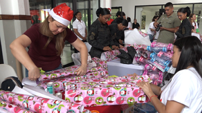 La forratón se llevó a cabo con entusiamo en el Parque Omar.