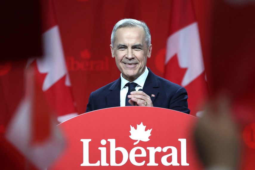 El primer ministro de Canadá, Mark Carney, celebró este martes su victoria electoral, pero admitió que le esperan grandes desafíos, como manejar al presidente estadounidense Donald Trump y reestructurar la economía de su país. El primer ministro de Canadá, Mark Carney, celebró este martes su victoria electoral, pero admitió que le esperan grandes desafíos, como manejar al presidente estadounidense Donald Trump y reestructurar la economía de su país.