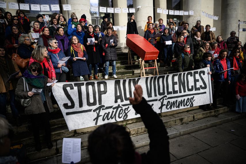 Marchas contra violencia hacia las mujeres.