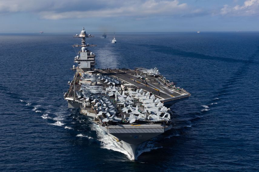 EEUU despliega en el Caribe su mayor portaaviones en medio de tensión con Venezuela EEUU despliega en el Caribe su mayor portaaviones en medio de tensión con Venezuela