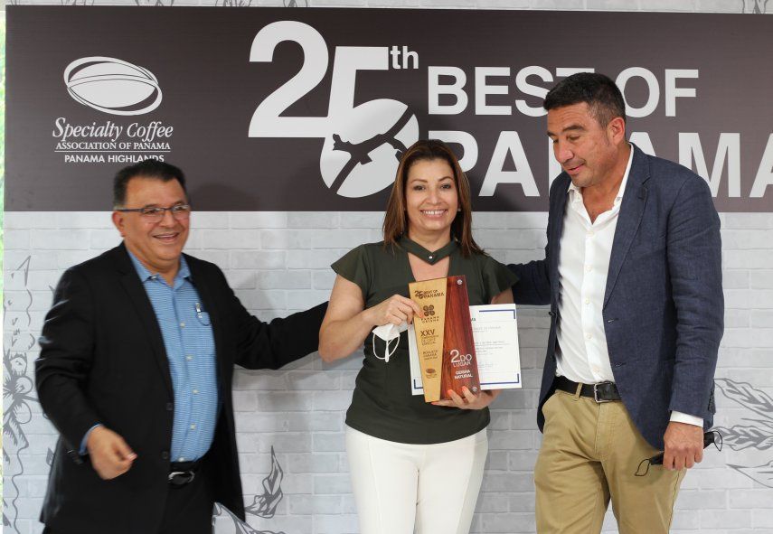 Segundo lugar en la categoría de Geisha Natural.