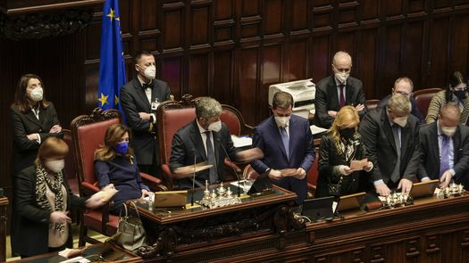 El parlamento de Italia sigue dividido frente a la elección del presidente