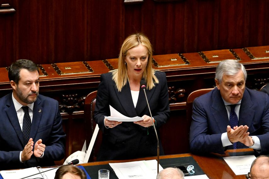 Giorgia Meloni niega simpatía con el fascismo