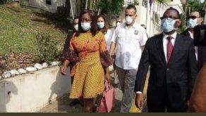 Denuncia de Kayra Harding en despacho del magistrado Osorio