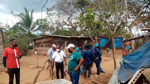 Personal del MIVIOT replanteó lotes en la comunidad informal de Los Abanicos 4 ubicada en David Sur.&nbsp;