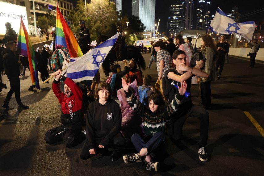 Israel: miles protestan contra reforma judicial