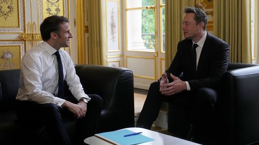 Emmanuel Macron busca alianzas con Elon Musk&nbsp;