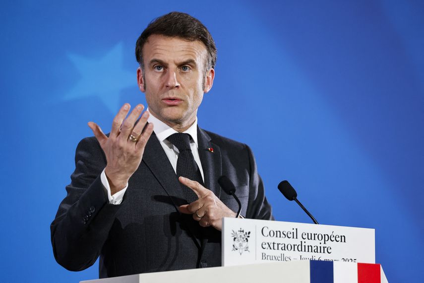 Macron insta a la Unión Europea a endurecer su posición hacia Israel