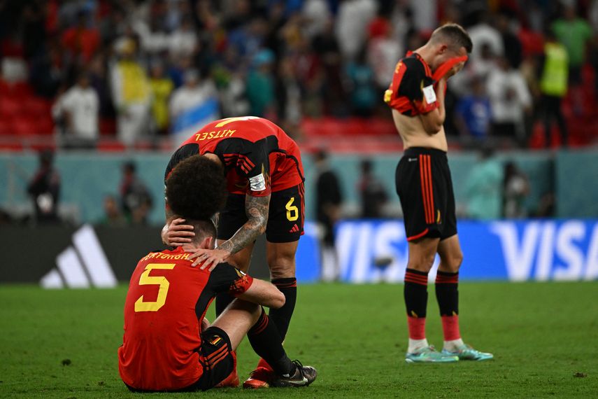 Qatar 2022: Bélgica quedó eliminado del Mundial Qatar 2022