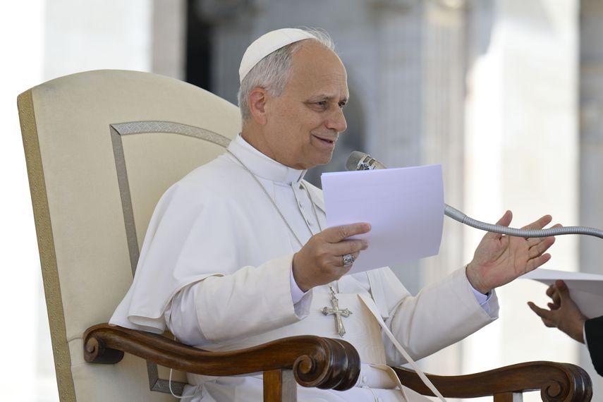Papa León XIV pide paz en Gaza y envía mensaje a la comunidad judía