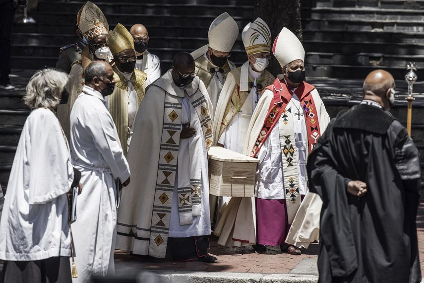 Sudáfrica da el último adiós a Desmond Tutu