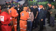La presidenta encargada venezolana, Delcy Rodríguez, condecoró y despidió este sábado a rescatistas de siete países, que se suman a los grupos de salvamento provenientes de casi una veintena de naciones que el viernes recibieron también la distinción Héroes de Venezuela por sus labores. La presidenta encargada venezolana, Delcy Rodríguez, condecoró y despidió este sábado a rescatistas de siete países, que se suman a los grupos de salvamento provenientes de casi una veintena de naciones que el viernes recibieron también la distinción Héroes de Venezuela por sus labores.