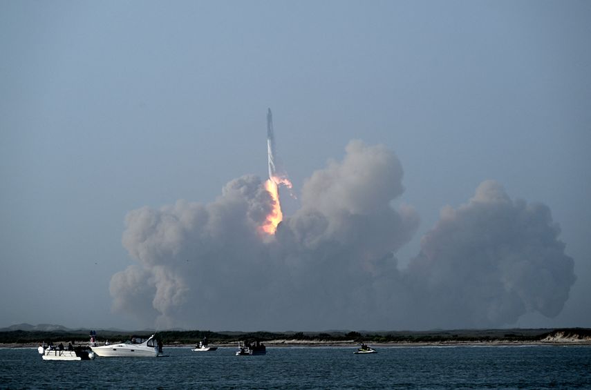 Megacohete Starship de SpaceX explota en primer ensayo