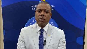 El alcalde de Colón, Diógenes Galván.