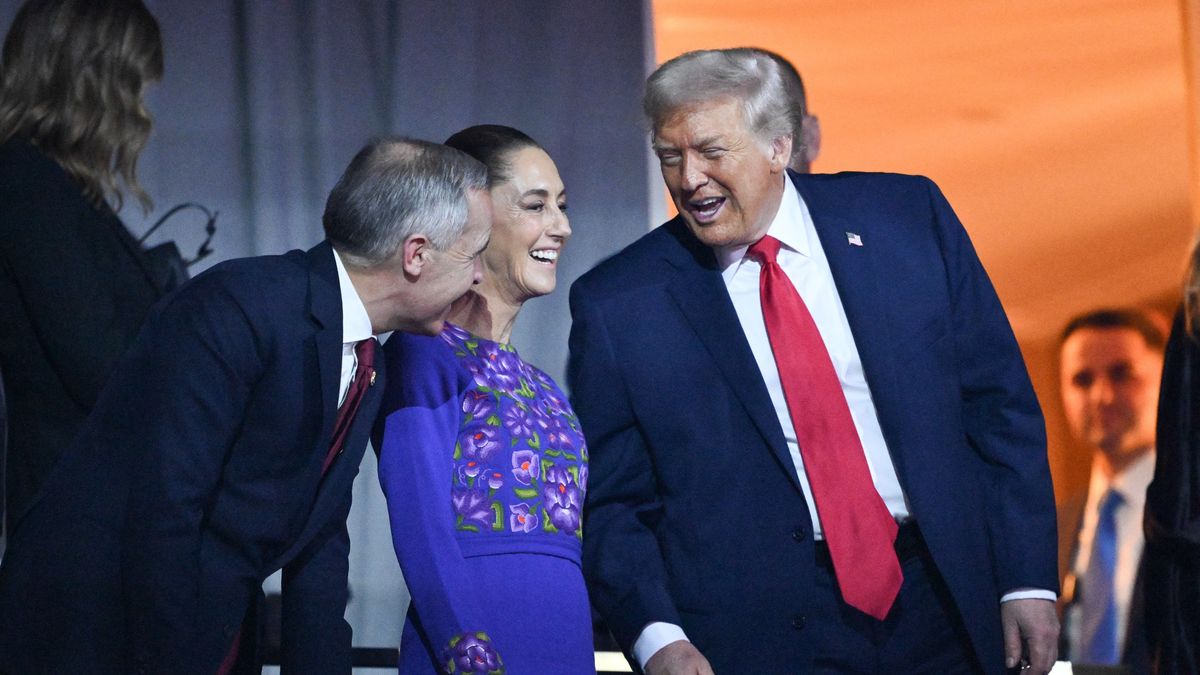 Trump junto a la presidenta de México, Claudia Sheinbaum y el primer ministro de Canadá, Mark Carney. Trump junto a la presidenta de México, Claudia Sheinbaum y el primer ministro de Canadá, Mark Carney.