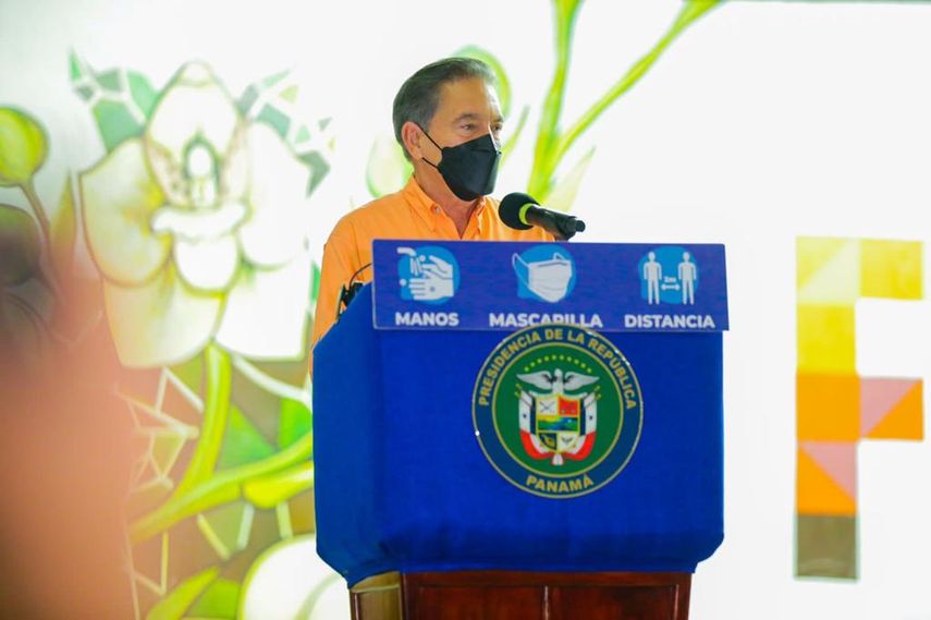 Presidente Laurentino Nito Cortizo, durante la Inauguración de la Feria Internacional de Azuero