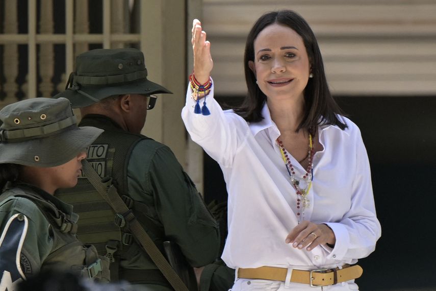 María Corina Machado dice que manifestación mundial marcó gran victoria