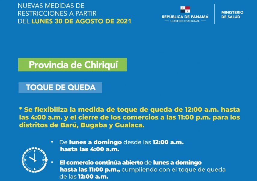 Nuevos anuncios para Chiriquí.