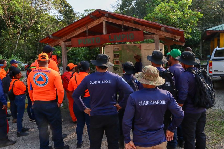 Guardaparques de MiAmbiente participaron de la inducción. Guardaparques de MiAmbiente participaron de la inducción.