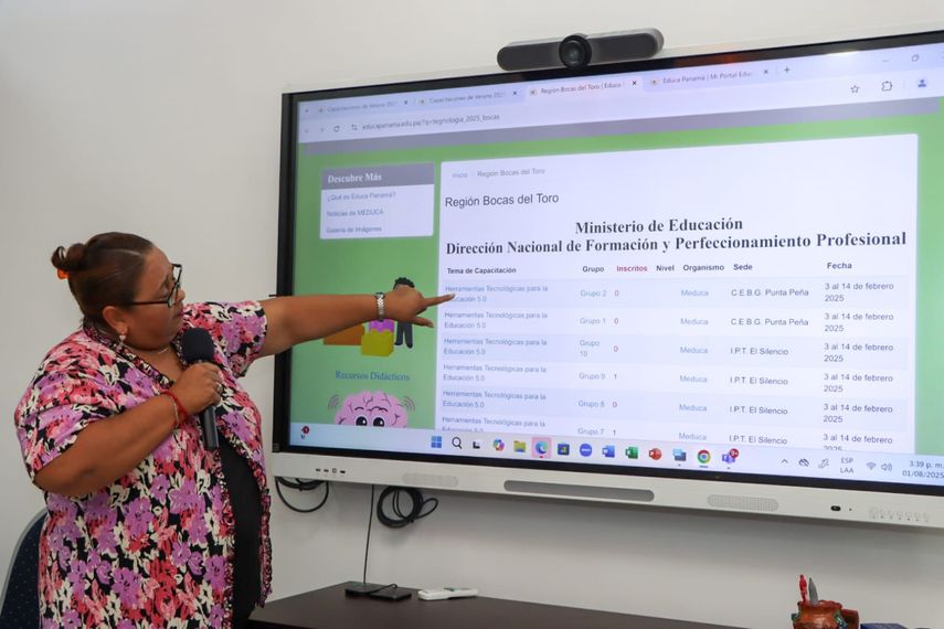 Más de 51 mil docentes participarán en las Capacitaciones Verano 2025 del Meduca