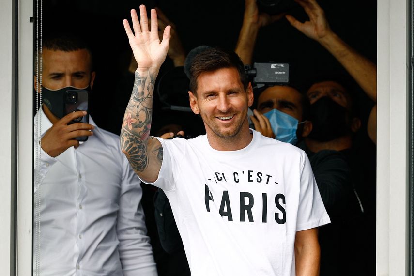 Messi llegó a Argentina para amistoso ante Panamá