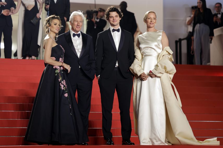 Uma Thurman y Richard Gere brillan en Festival de Cannes