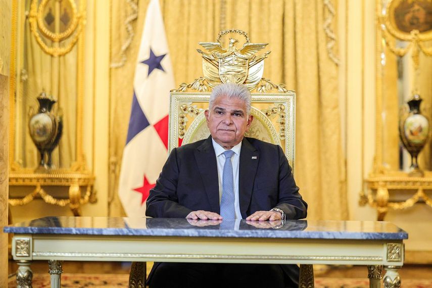 Mulino envió un mensaje a la nación.