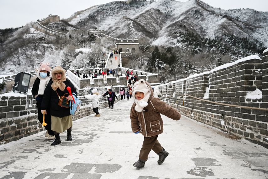 Pekín registra el diciembre más frío y con más nieve desde 1951