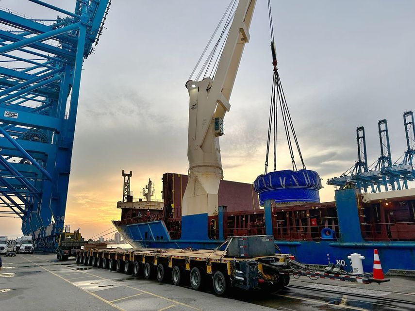 Llega a Panamá la tuneladora para la Línea 3 del Metro