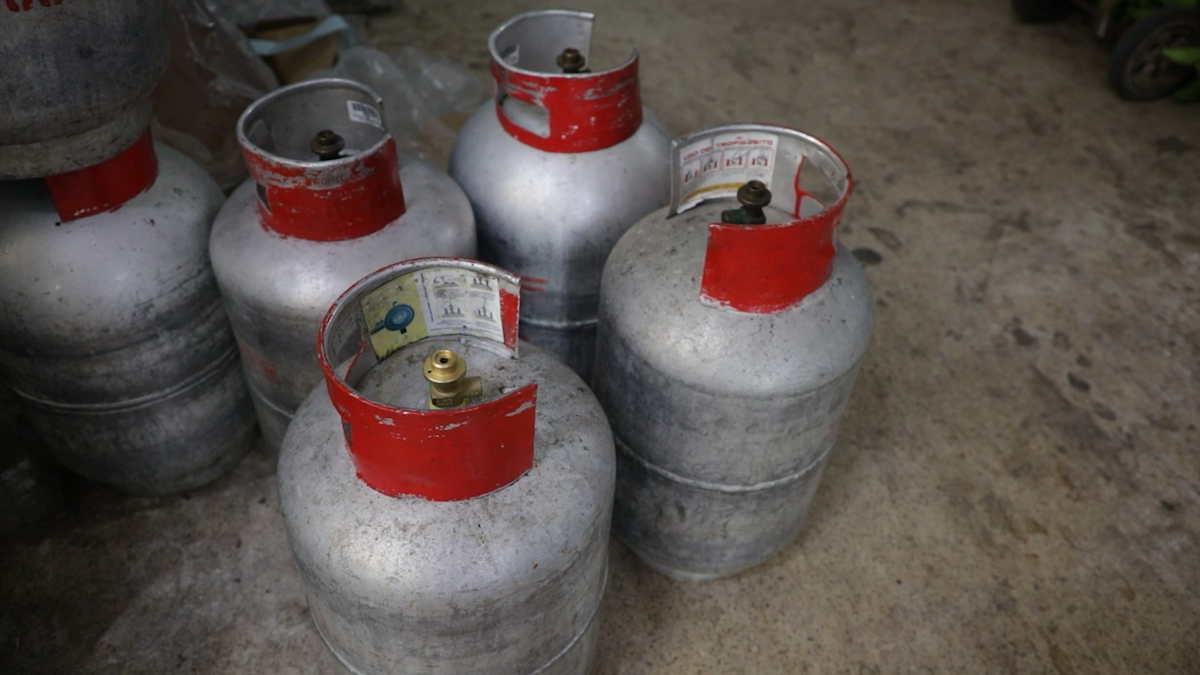 Acodeco mantiene fiscalizaciones sobre el peso de los tanques de gas.